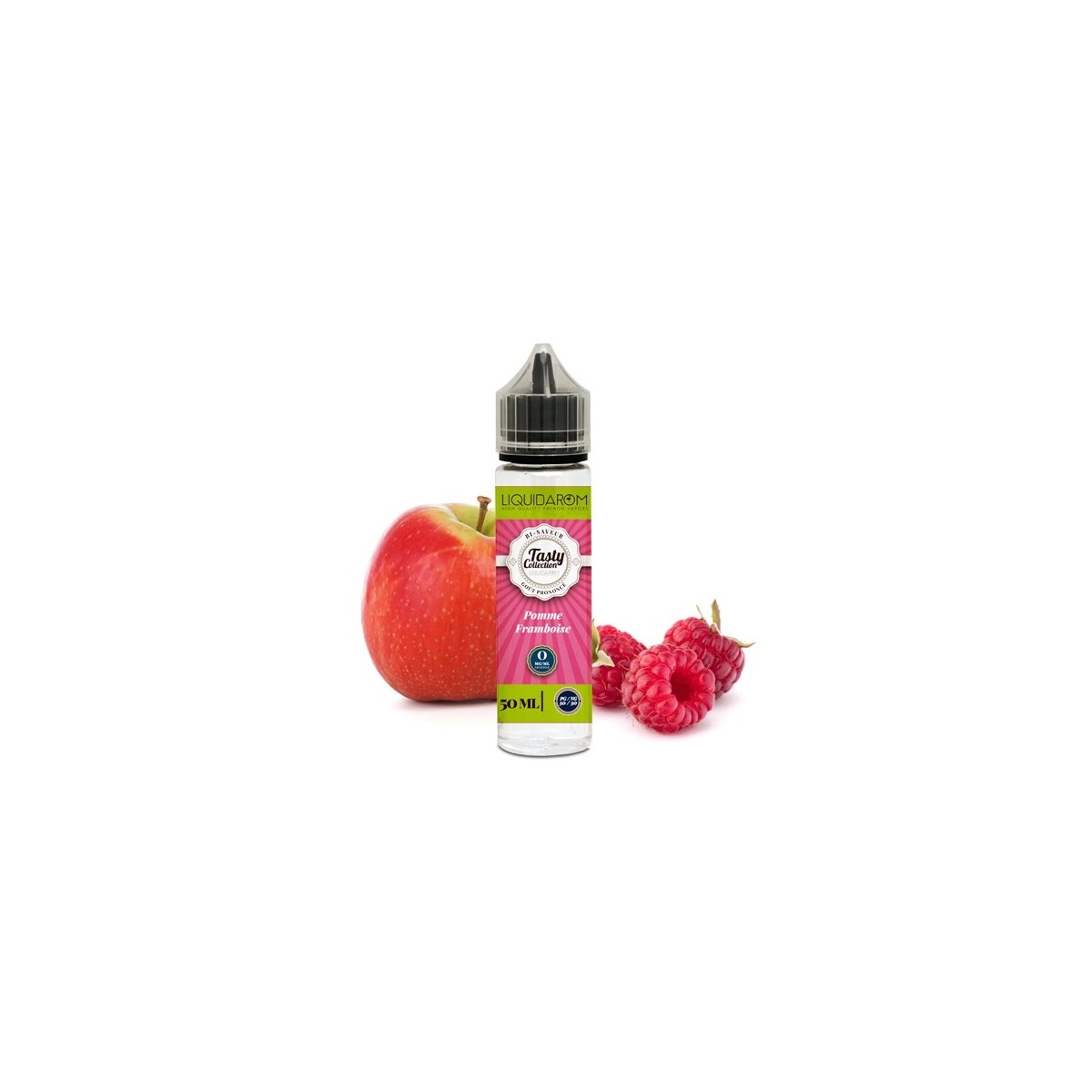 Lekkere collectie van Liquidarom - Appelframboos 0mg 50ml