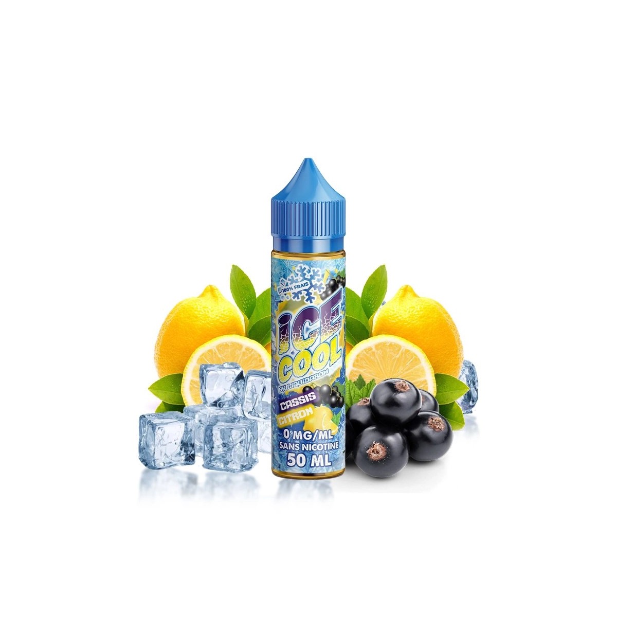 Ice Cool by Liquidarom - Blackcurrant Lemon 0mg 50ml