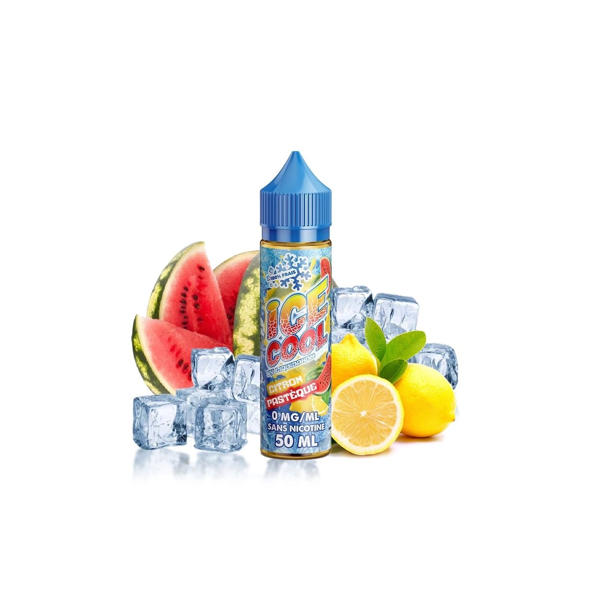 Ice Cool by Liquidarom - Citron Pastèque 0mg 50ml