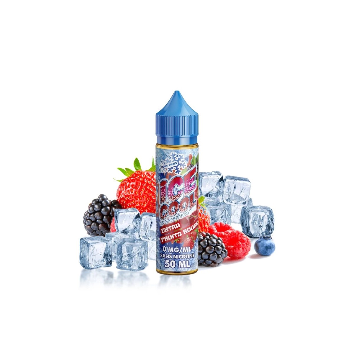 Ice Cool da Liquidarom - Extra Frutas Vermelhas 0mg 50ml