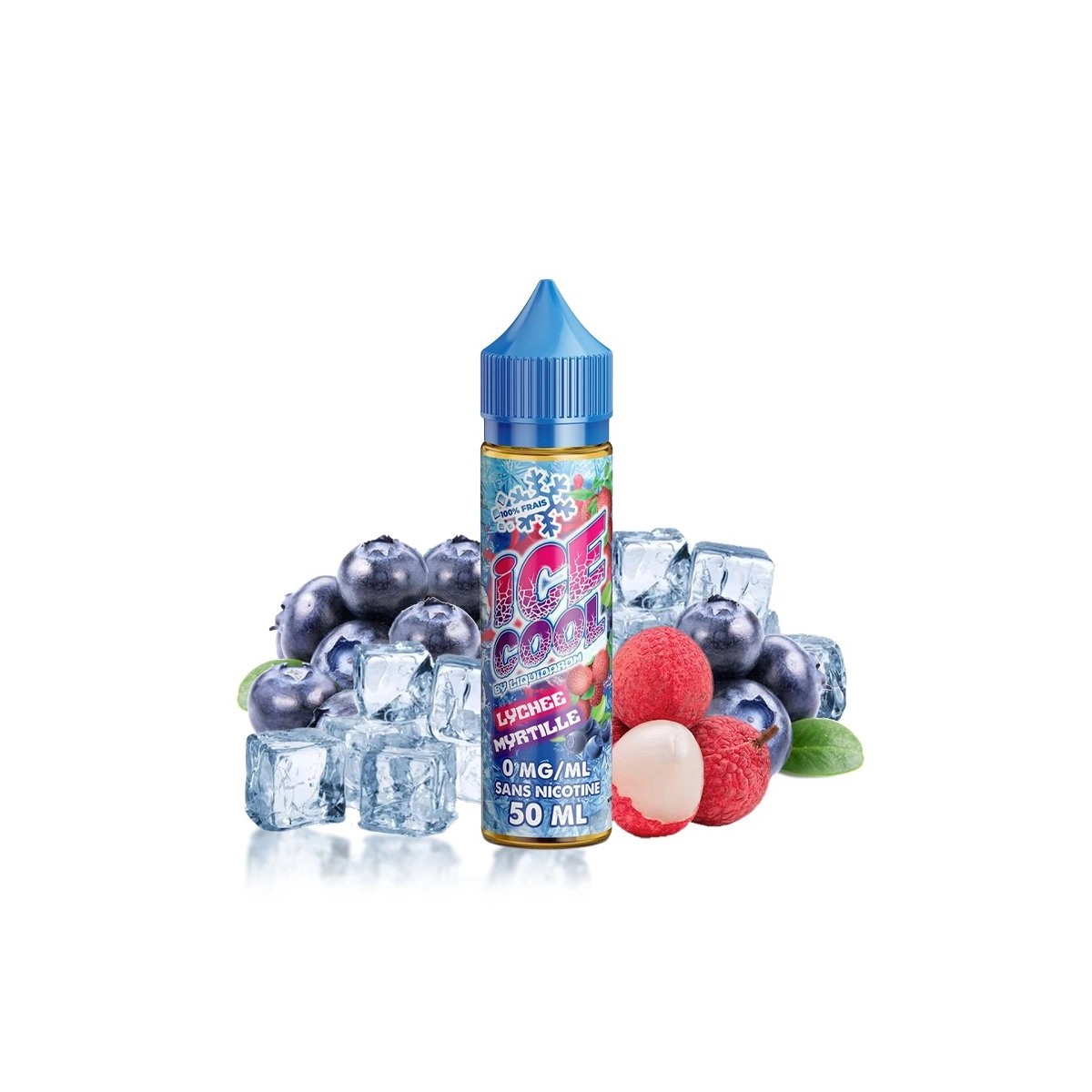 Ice Cool by Liquidarom - Lychee Myrtille 0mg 50ml