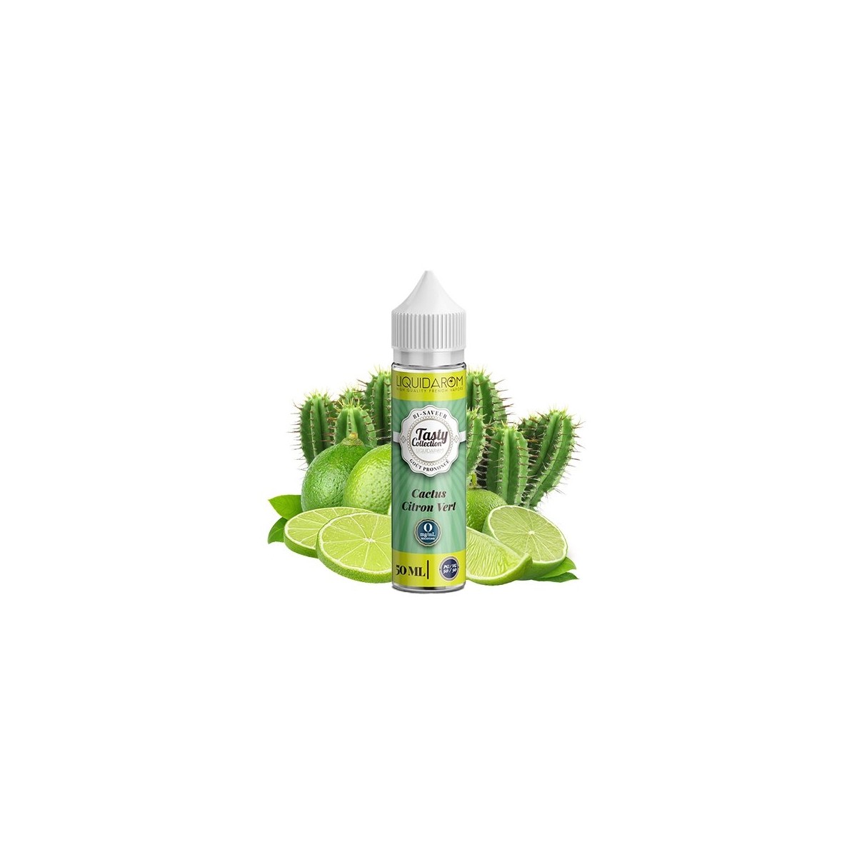 Colección Tasty de Liquidarom - Cactus de lima 0 mg 50 ml