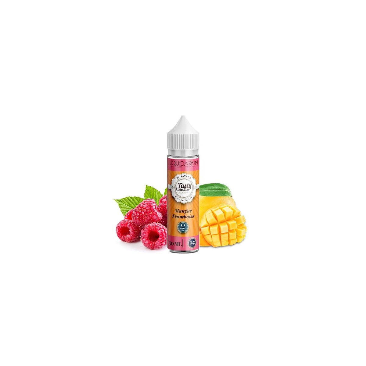 Lekkere collectie van Liquidarom - Mango Framboos 0mg 50ml