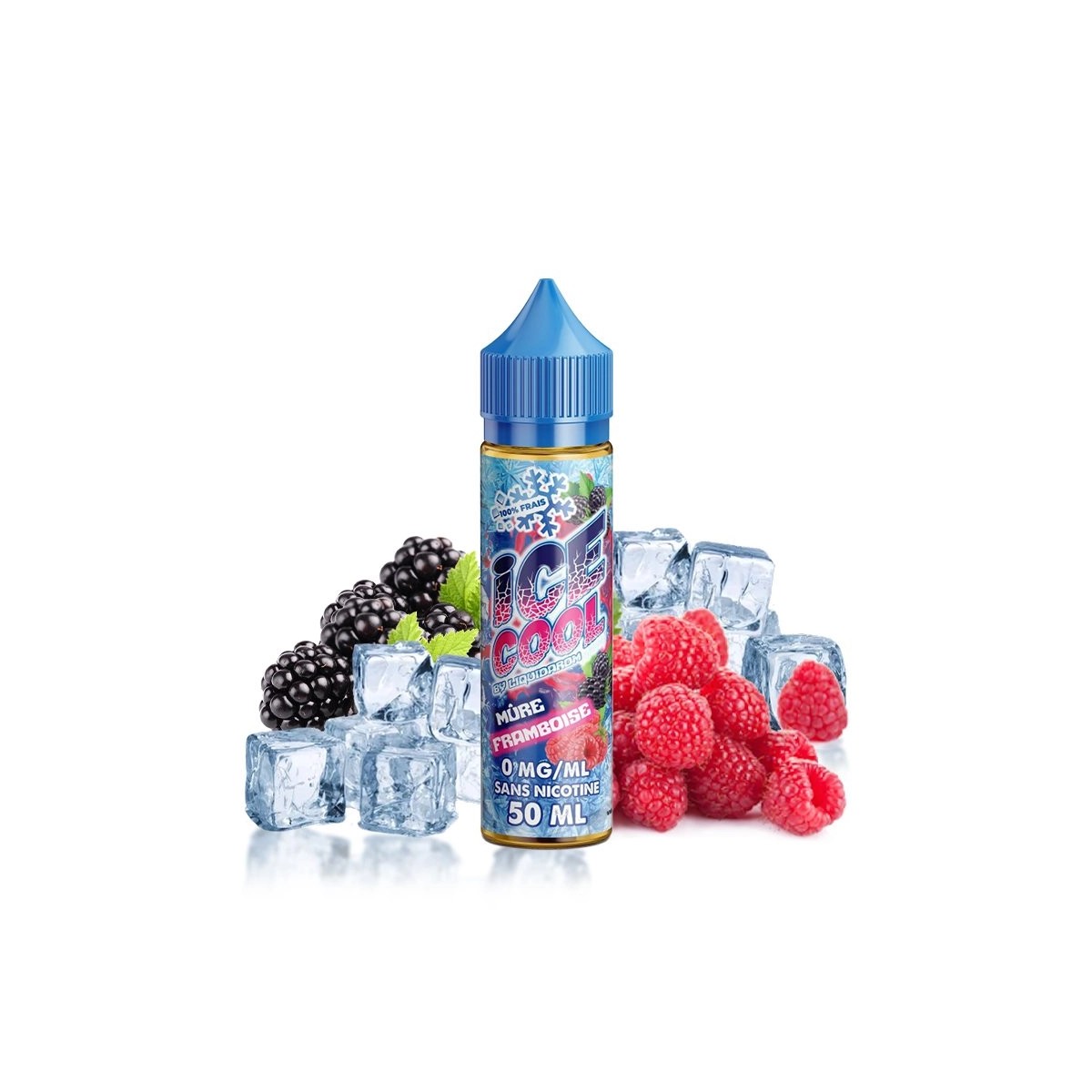 Ice Cool by Liquidarom - Mûre Framboise 0mg 50ml