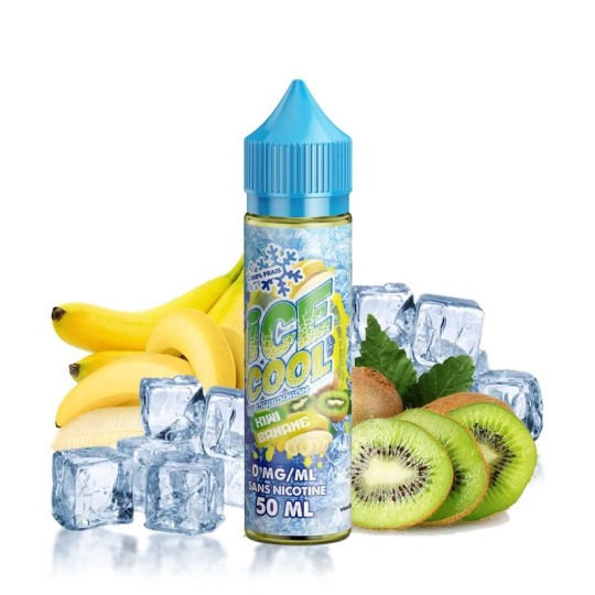 Ice Cool by Liquidarom - Kiwi Banana 0mg 50ml