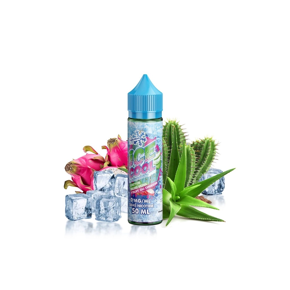 Ice Cool by Liquidarom - Cactus Aloe Vera Dragon Fruit 0mg 50ml