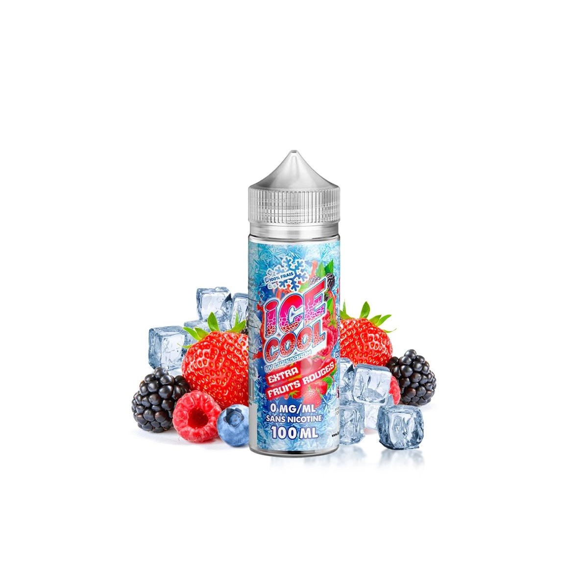 Ice Cool da Liquidarom - Extra Frutas Vermelhas 0mg 100ml