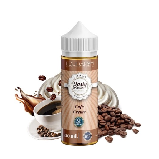 Coleção Tasty da Liquidarom - Creme de Café 0mg 100ml