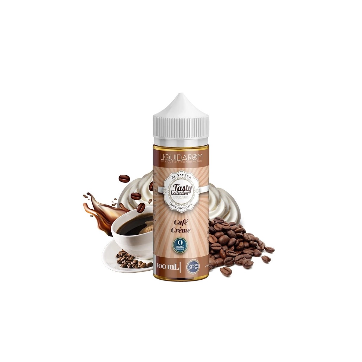 Coleção Tasty da Liquidarom - Creme de Café 0mg 100ml