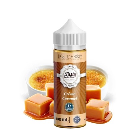 Coleção Tasty da Liquidarom - Creme de Caramelo 0mg 100ml