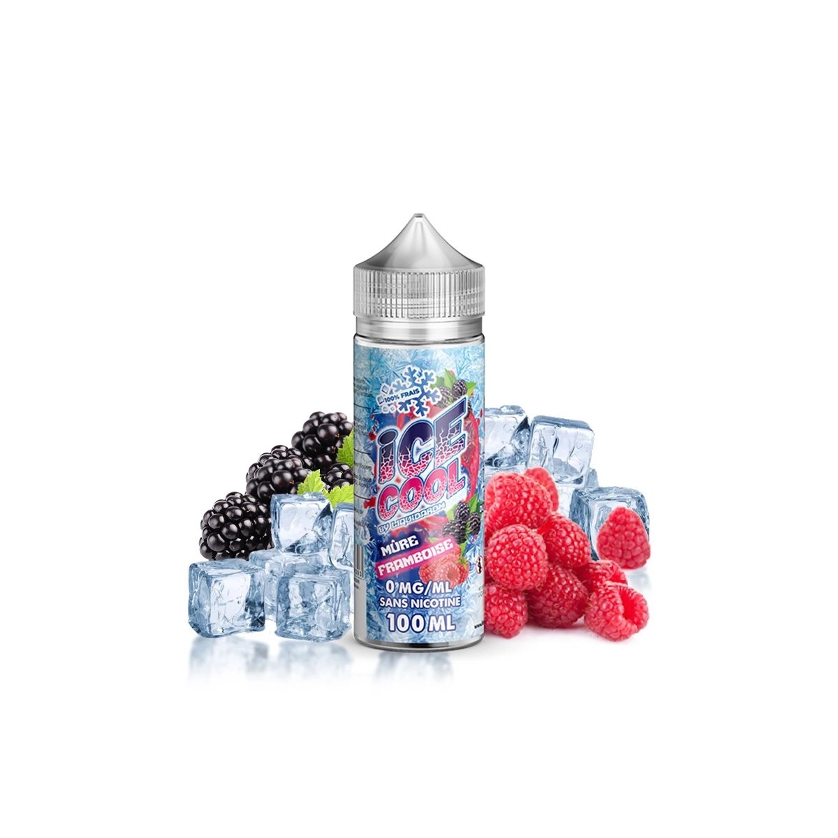 Ice Cool by Liquidarom - Mûre Framboise 0mg 100ml