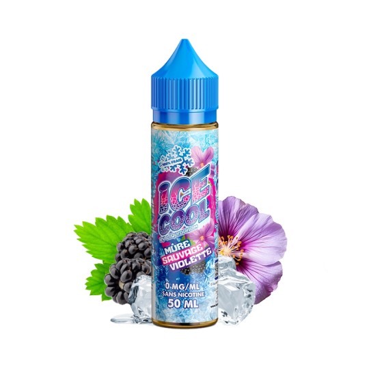 Ice Cool by Liquidarom - Mûre Sauvage Violette 0mg 50ml