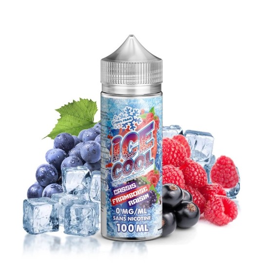 Ice Cool by Liquidarom - Blackcurrant Raspberry Grape 0mg 100ml