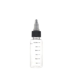 Frasco graduado vazio de 30 ml com tampa medidora – acessório faça você mesmo para e-líquido