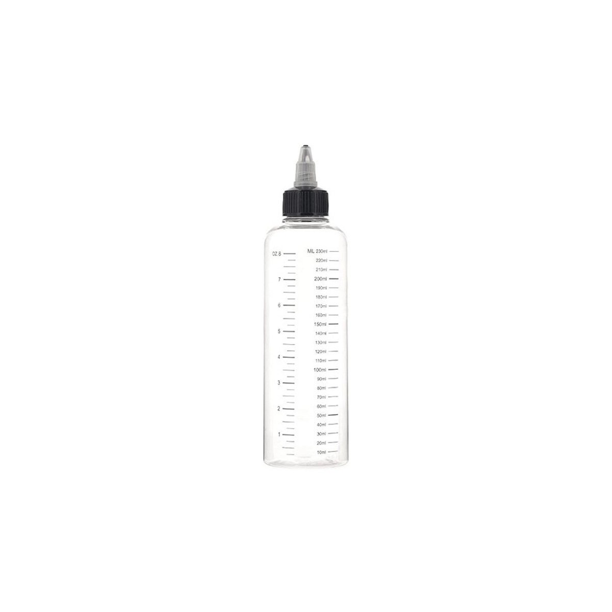 Flacon Vide Gradué 230ml avec Bouchon Doseur – Accessoire DIY e-liquide