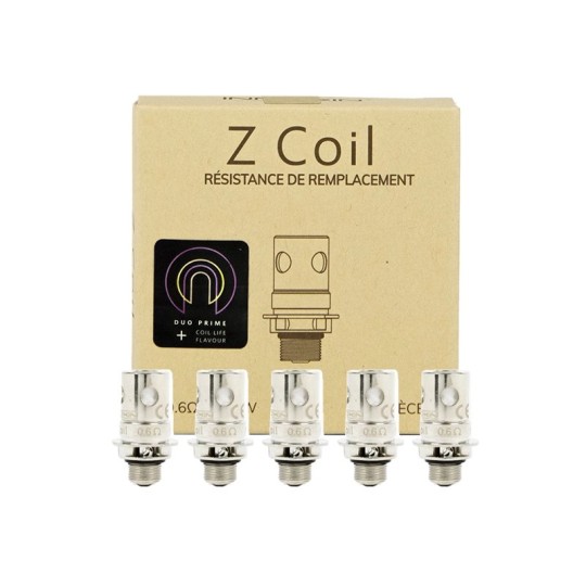 Innokin Z-Coil DuoPrime 0.6Ω Resistances (x5) – MTL Vape Flavor & Longevity