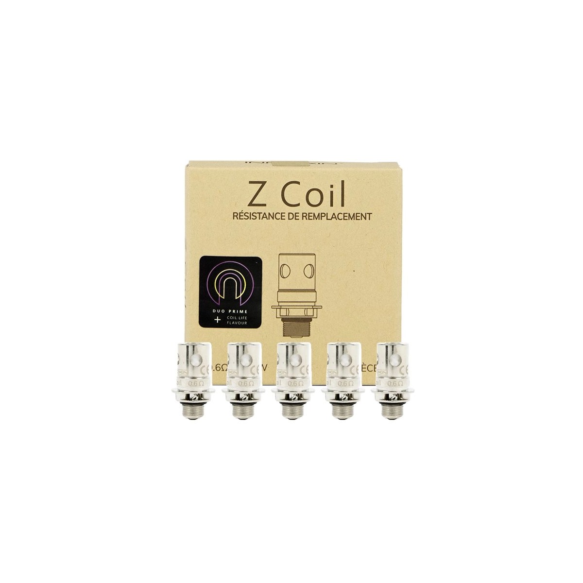 Innokin Z-Coil DuoPrime 0,6Ω weerstanden (x5) – MTL Vape smaak en levensduur