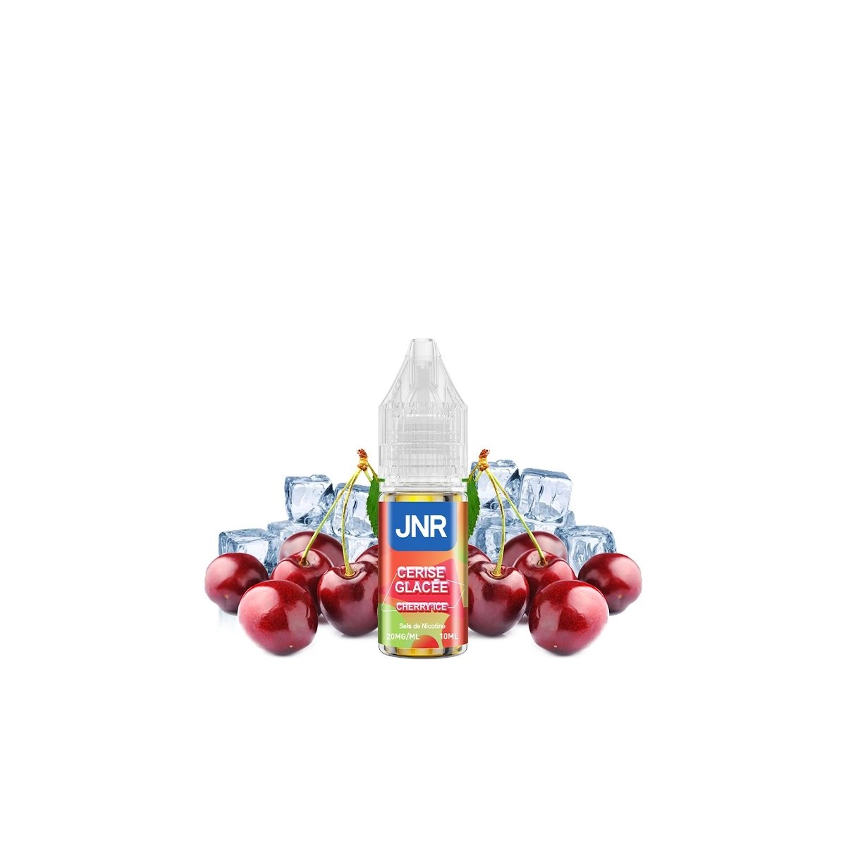 JNR Cherry Ice 10ml - E-liquid Nic Salt 20mg | Cherry & mentilated freshness