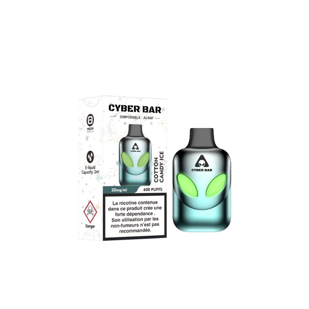 Cyber Bar AL600 - Hielo de Algodón de Azúcar