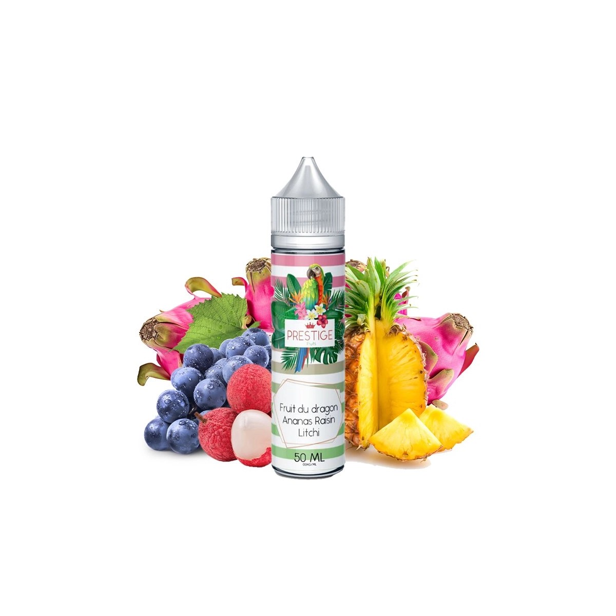 E-liquid Owoc Smoczy Ananas Winogrono Litchi 50ml Prestige Fruits