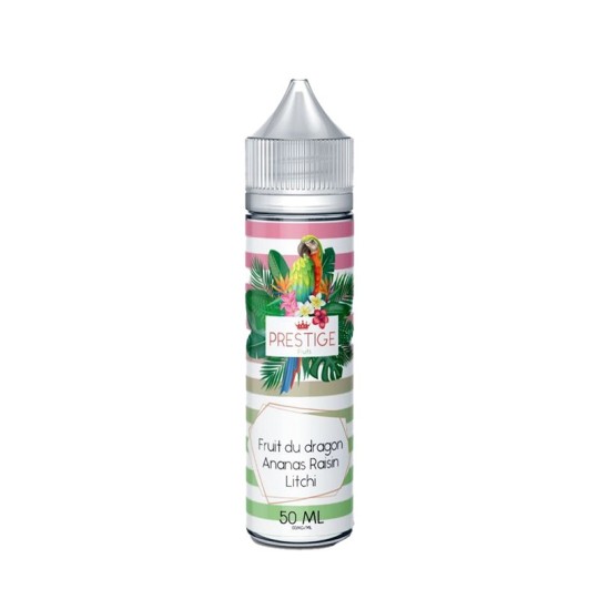 E-liquide Dragon Fruit Ananas Druif Litchi 50ml Prestige Fruits