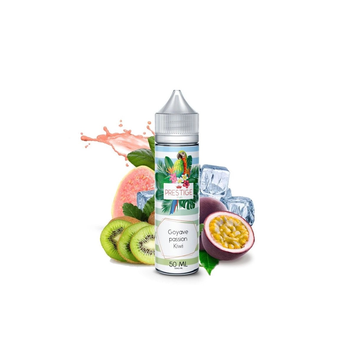 E-liquide Kiwi Passievrucht Guave 50ml Prestige Fruits