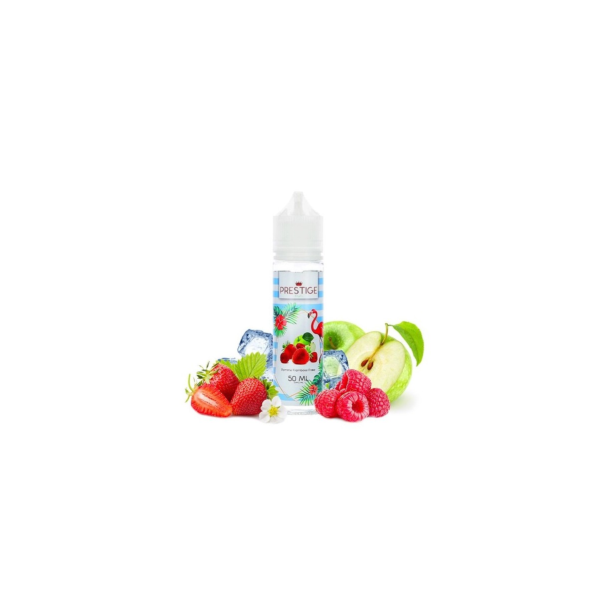 E-liquide Pomme Fraise Framboise 50ml Prestige Fruits