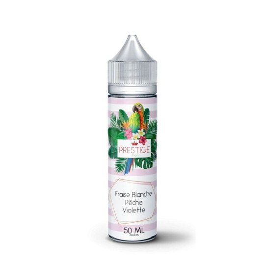 E-líquido Morango Branco Pêssego Roxo 50ml Prestige Fruits