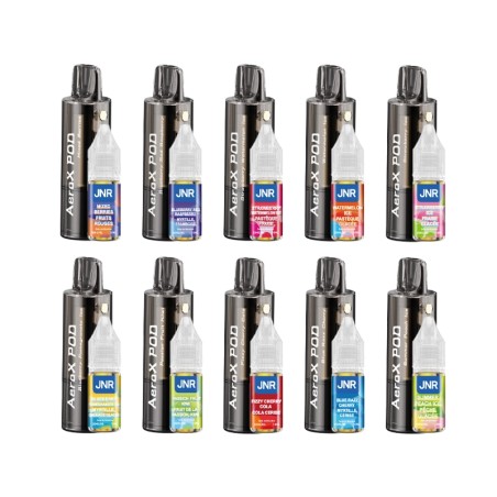 Cartridge JNR Aero X + 2 E-liquids