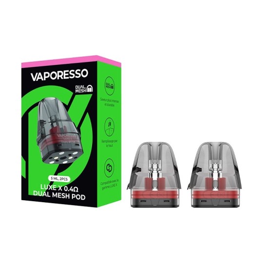 Cartouches Vaporesso Luxe X Dual Mesh 5ml