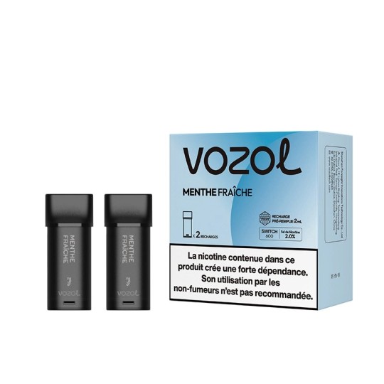 Vozol - Switch 600 Kartusz 2ml Świeża Mięta (2szt)