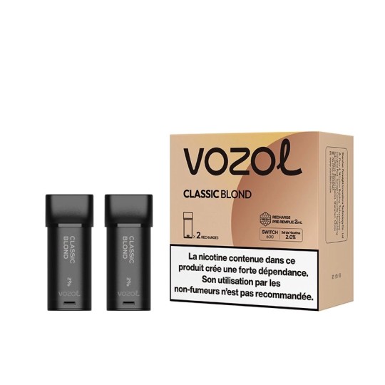 Vozol - Switch 600 2ml klassiek blond patroon (2 stuks)