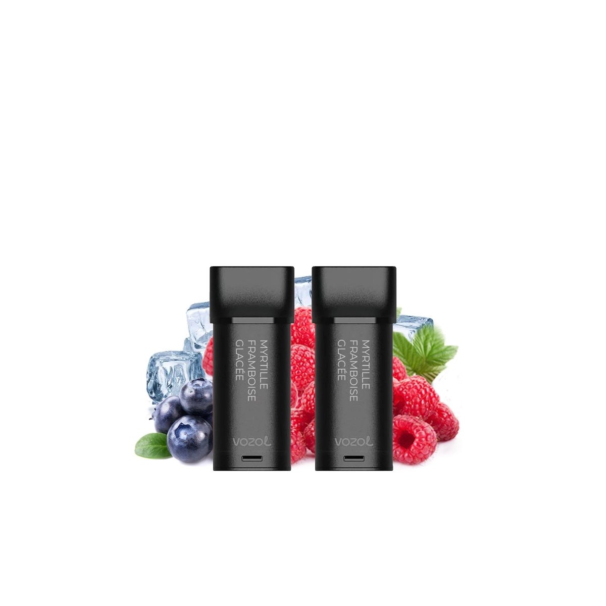 Vozol - Switch 600 Kartusche 2 ml Iced Blueberry Raspberry (2 Stück)